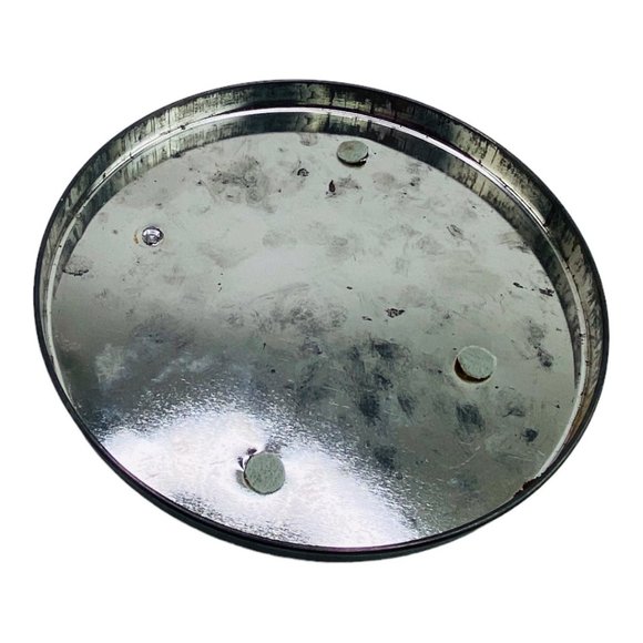 Metzke Designs 1984 Rare Vintage Pewter Container w/Nutcracker & Holly Wreath - Picture 8 of 9